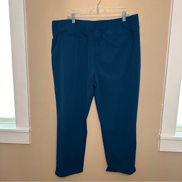 NWT Tek Gear High Rise Teal Blue Workout Pants Size XXL - Picture 2 of 5